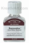 Sansodor -Low Odour Solvent- 75ml Bottle W&N3022964