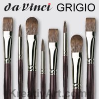 Brushes acrylic oil GRIGIO daVinci